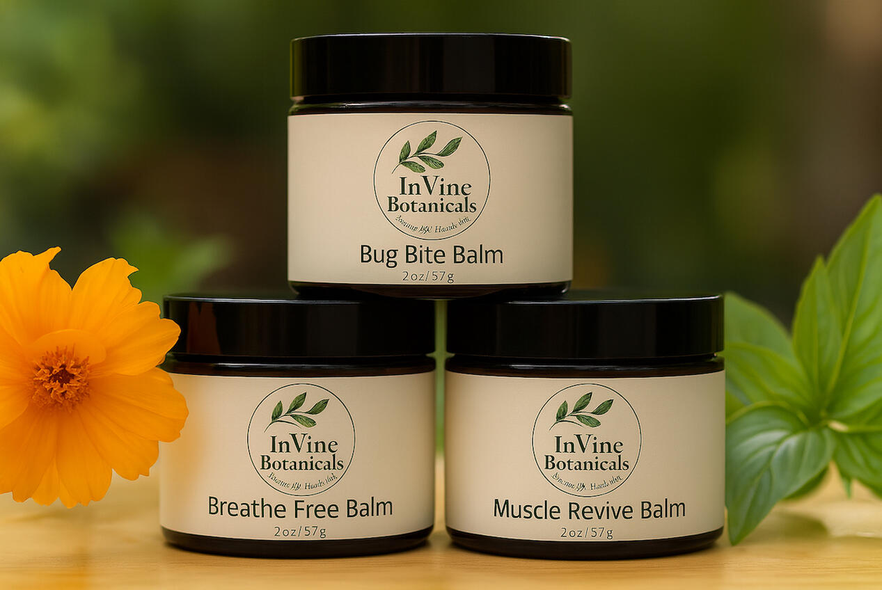 InVine Botanicals Trio Balm Set